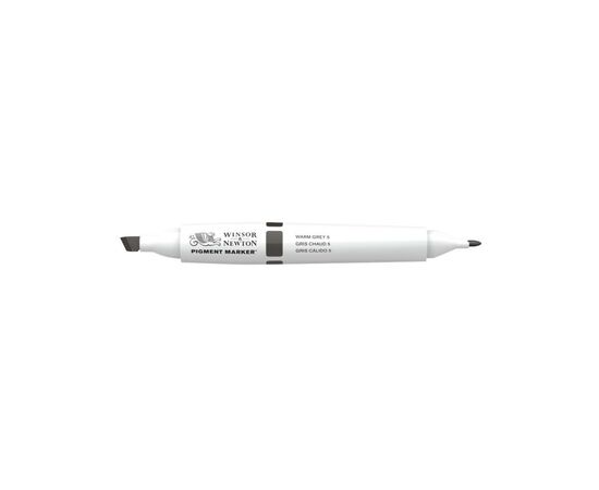 Маркер Winsor&Newton двусторонний Pigment marker (129) Серый теплый 5 (884955040638)