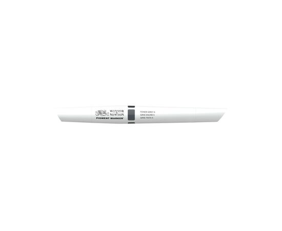 Маркер Winsor&Newton двосторонній Pigment marker (136) Сірий тонер 5 (884955040690), зображення 2 Маркер Winsor&Newton двосторонній Pigment marker (136) Сірий тонер 5 (884955040690), зображення 2