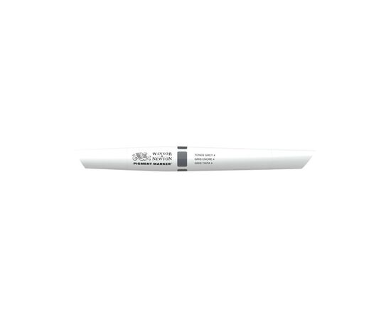Маркер Winsor&Newton двосторонній Pigment marker (141) Сірий тонер 4 (884955040706), зображення 2 Маркер Winsor&Newton двосторонній Pigment marker (141) Сірий тонер 4 (884955040706), зображення 2