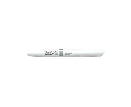 Маркер Winsor&Newton двосторонній Pigment marker (144) Сірий тонер 2 (884955040720), зображення 2 Маркер Winsor&Newton двосторонній Pigment marker (144) Сірий тонер 2 (884955040720), зображення 2