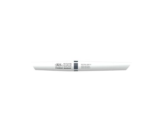 Маркер Winsor&Newton двосторонній Pigment marker (148) Сірий нейтральний 6 (884955040744), зображення 2 Маркер Winsor&Newton двосторонній Pigment marker (148) Сірий нейтральний 6 (884955040744), зображення 2