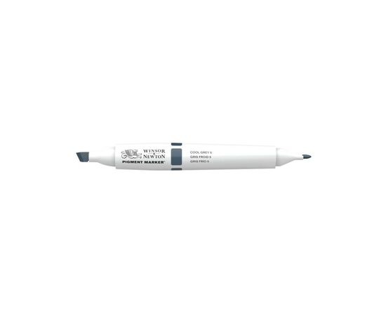 Маркер Winsor&Newton двусторонний Pigment marker (157) Серый холодный 5 (884955040812)