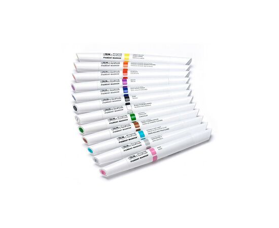 Маркер Winsor&Newton двосторонній Pigment marker (158) Сірий холодний 4 (884955040829), зображення 2 Маркер Winsor&Newton двосторонній Pigment marker (158) Сірий холодний 4 (884955040829), зображення 2