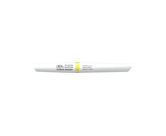 Маркер Winsor&Newton двосторонній Pigment marker (346) Лимонно-жовтий (884955039694), зображення 2 Маркер Winsor&Newton двосторонній Pigment marker (346) Лимонно-жовтий (884955039694), зображення 2
