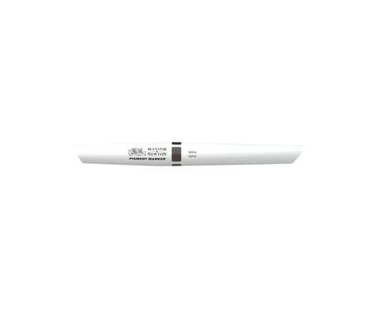 Маркер Winsor&Newton двосторонній Pigment marker (609) Сепія (884955040614), зображення 2 Маркер Winsor&Newton двосторонній Pigment marker (609) Сепія (884955040614), зображення 2