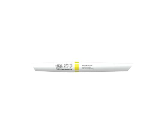 Маркер Winsor&Newton двосторонній Pigment marker (730) Жовтий Вінзор (884955039717), зображення 2 Маркер Winsor&Newton двосторонній Pigment marker (730) Жовтий Вінзор (884955039717), зображення 2