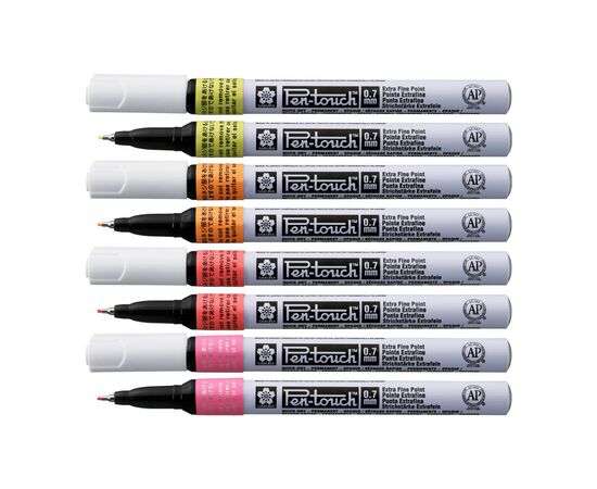 Маркер Sakura Pen-Touch Желтый, флуоресцентный, тонкий (EXTRA FINE) 0.7мм (084511322653), изображение 2 Маркер Sakura Pen-Touch Желтый, флуоресцентный, тонкий (EXTRA FINE) 0.7мм (084511322653), изображение 2