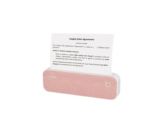 Принтер чеков UKRMARK A40PK А4, Bluetooth, USB, розовый (00798), изображение 3 Принтер чеков UKRMARK A40PK А4, Bluetooth, USB, розовый (00798), изображение 3