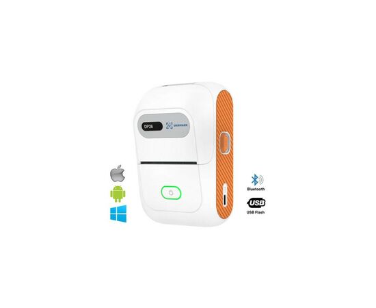 Принтер этикеток UKRMARK DP26WT bluetooth, USB, белый (00885)
