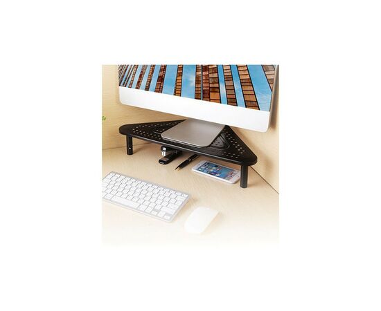 Підставка до монітора Gembird трикутний, метал (MS-TABLE-02), зображення 2 Підставка до монітора Gembird трикутний, метал (MS-TABLE-02), зображення 2