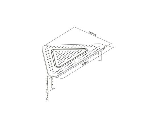 Підставка до монітора Gembird трикутний, метал (MS-TABLE-02), зображення 4 Підставка до монітора Gembird трикутний, метал (MS-TABLE-02), зображення 4