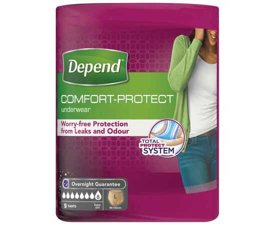 Подгузники для взрослых Depend Трусики для женщин L/XL (5029053560731), изображение 2 Подгузники для взрослых Depend Трусики для женщин L/XL (5029053560731), изображение 2