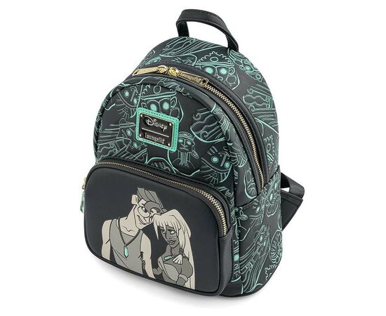 Рюкзак школьный Loungefly Disney - Atlantis 20th Anniversary Kida Milo Mini Backpack (WDBK1658), изображение 4 Рюкзак школьный Loungefly Disney - Atlantis 20th Anniversary Kida Milo Mini Backpack (WDBK1658), изображение 4