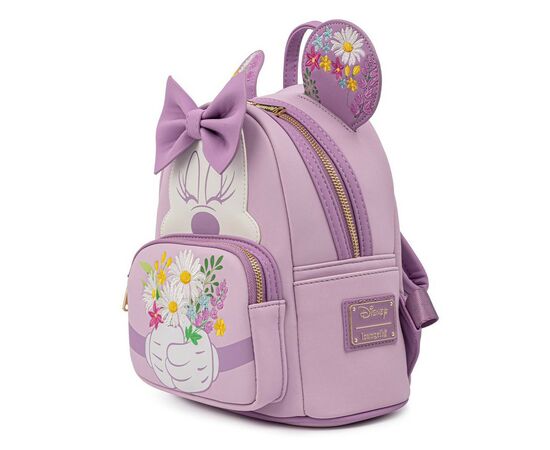 Рюкзак школьный Loungefly Disney - Minnie Mouse Holding Flowers Mini Backpack (WDBK1763)