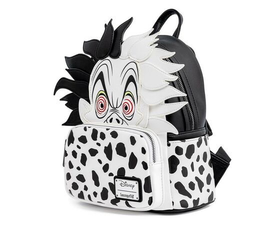 Рюкзак школьный Loungefly Disney - Villains Cruella De Vil Spots Cosplay Mini Backpack (WDBK1534), изображение 2 Рюкзак школьный Loungefly Disney - Villains Cruella De Vil Spots Cosplay Mini Backpack (WDBK1534), изображение 2