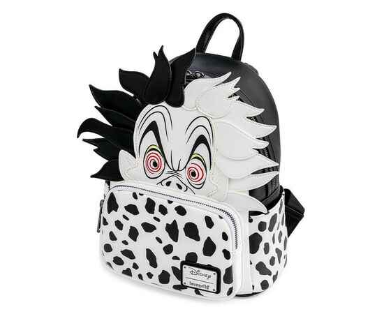 Рюкзак шкільний Loungefly Disney - Villains Cruella De Vil Spots Cosplay Mini Backpack (WDBK1534)