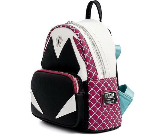 Рюкзак школьный Loungefly Marvel - Spider Gwen Cosplay Mini Backpack (MVBK0151), изображение 3 Рюкзак школьный Loungefly Marvel - Spider Gwen Cosplay Mini Backpack (MVBK0151), изображение 3