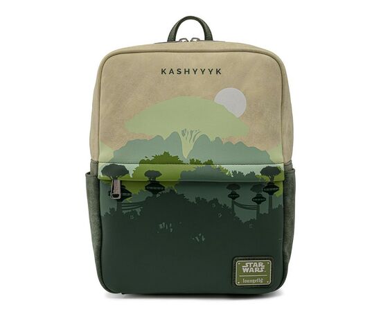 Рюкзак школьный Loungefly Star Wars - Lands Kashyyyk Square Mini Backpack (STBK0241), изображение 4 Рюкзак школьный Loungefly Star Wars - Lands Kashyyyk Square Mini Backpack (STBK0241), изображение 4