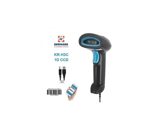 Сканер штрих-коду UKRMARK KR-H3C USB (Сканери штрих-кодів)