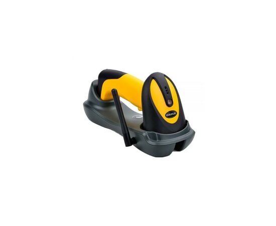 Сканер штрих-кода UKRMARK EV-W2503 2D, 433MHz, USB, IP64, stand, black/yellow (00769), изображение 2 Сканер штрих-кода UKRMARK EV-W2503 2D, 433MHz, USB, IP64, stand, black/yellow (00769), изображение 2