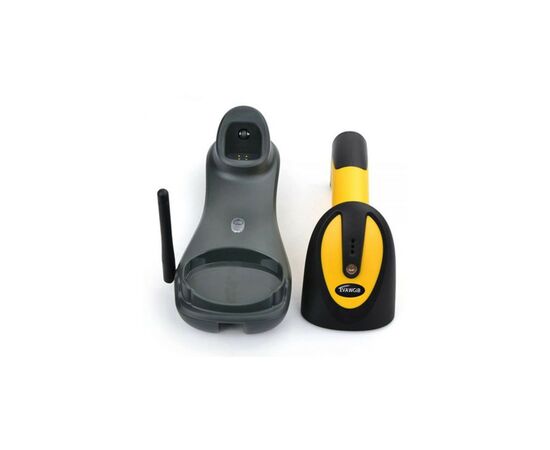 Сканер штрих-кода UKRMARK EV-W2503 2D, 433MHz, USB, IP64, stand, black/yellow (00769), изображение 3 Сканер штрих-кода UKRMARK EV-W2503 2D, 433MHz, USB, IP64, stand, black/yellow (00769), изображение 3
