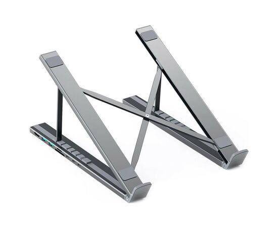 Порт-реплікатор Choetech USB-C 7-in-1 (HDMI/PD/картридер/USB-A/USB-C) Docking Station (HUB-M48-GY)