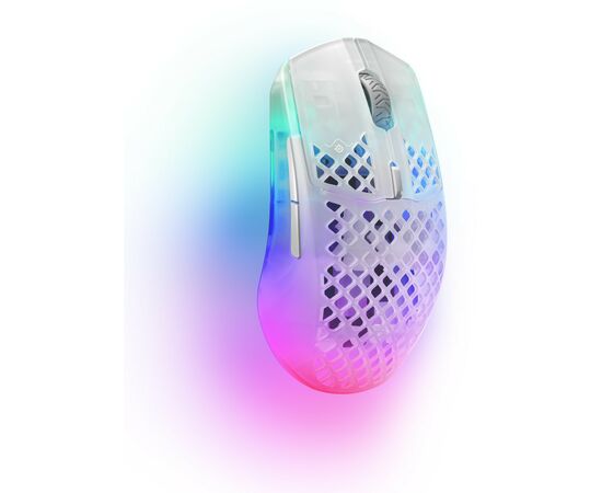 Мишка SteelSeries Aerox 3 Wireless Ghost (SS62610), зображення 5 Мишка SteelSeries Aerox 3 Wireless Ghost (SS62610), зображення 5
