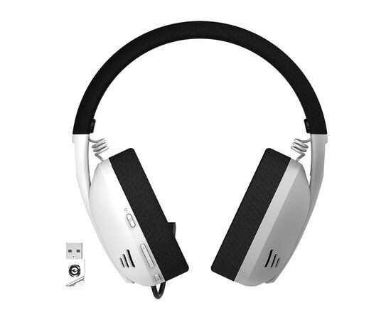 Наушники Canyon GH-13 Ego Wireless Gaming 7.1 White (CND-SGHS13W), изображение 3 Наушники Canyon GH-13 Ego Wireless Gaming 7.1 White (CND-SGHS13W), изображение 3