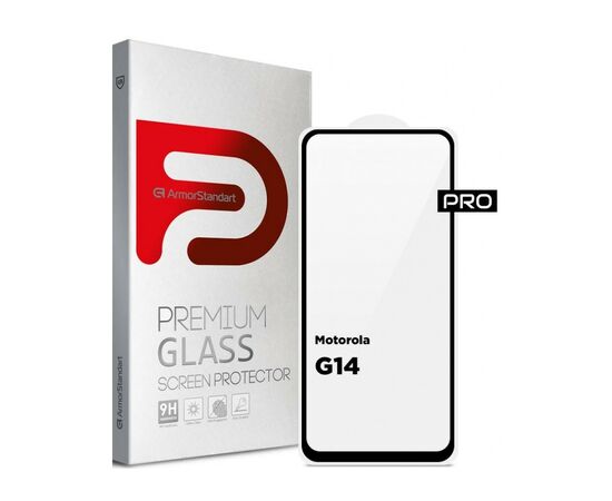 Стекло защитное Armorstandart Pro Motorola G14 Black (ARM70465)