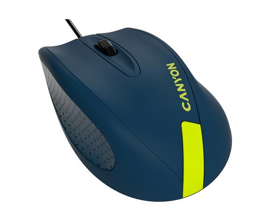 Мышка Canyon M-11 USB Blue/Yellow (CNE-CMS11BY), изображение 2 Мышка Canyon M-11 USB Blue/Yellow (CNE-CMS11BY), изображение 2