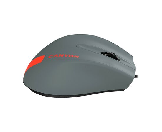 Мышка Canyon M-11 USB Gray/Red (CNE-CMS11DG), изображение 4 Мышка Canyon M-11 USB Gray/Red (CNE-CMS11DG), изображение 4