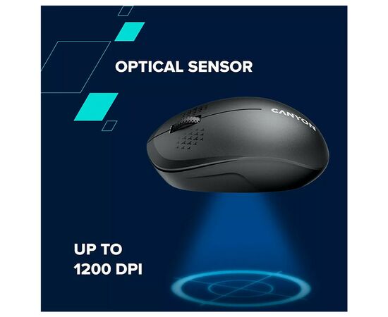 Мышка Canyon MW-04 Bluetooth Black (CNS-CMSW04B), изображение 7 Мышка Canyon MW-04 Bluetooth Black (CNS-CMSW04B), изображение 7