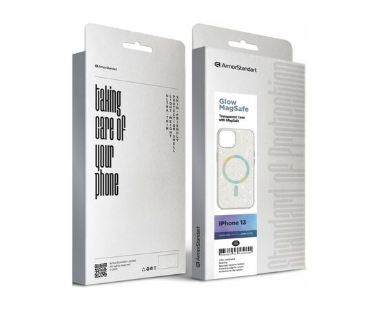 Чехол для мобильного телефона Armorstandart Glow Magsafe Apple iPhone 13 Transparent (ARM69719), изображение 6