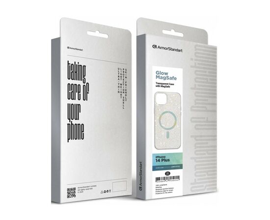 Чехол для мобильного телефона Armorstandart Glow Magsafe Apple iPhone 14 Plus Transparent (ARM69723), изображение 6