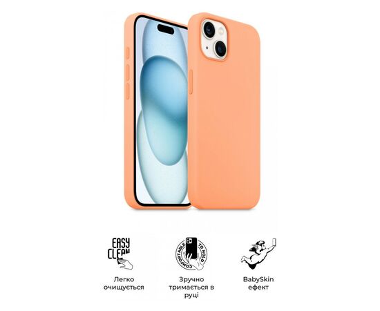 Чохол до мобільного телефона Armorstandart ICON2 MagSafe Apple iPhone 15 Plus Orange Sorbet (ARM72740), зображення 3 Чохол до мобільного телефона Armorstandart ICON2 MagSafe Apple iPhone 15 Plus Orange Sorbet (ARM72740), зображення 3