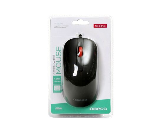 Мышка Omega OM-520 USB Black (OM0520B), изображение 5 Мышка Omega OM-520 USB Black (OM0520B), изображение 5