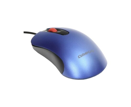 Мышка Omega OM-520 USB Blue (OM0520BL), изображение 2 Мышка Omega OM-520 USB Blue (OM0520BL), изображение 2