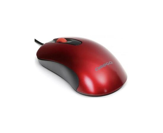 Мишка Omega OM-520 USB Red (OM0520R), зображення 2 Мишка Omega OM-520 USB Red (OM0520R), зображення 2
