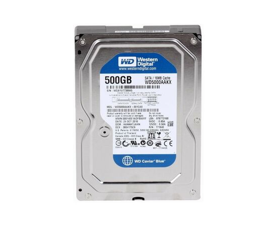 Жесткий диск 3.5"  500Gb WD (WD5000AAKX)