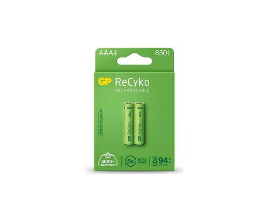 Акумулятор Gp AAA 85AAAHC-UC2 ReCyko R03 850mAh * 2 (85AAAHCB / 4891199186615)