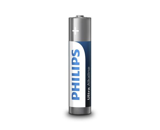 Батарейка Philips AAA LR03 Ultra Alkaline * 2 (LR03E2B/10), изображение 2 Батарейка Philips AAA LR03 Ultra Alkaline * 2 (LR03E2B/10), изображение 2