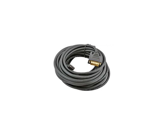 Кабель мультимедийный HDMI to DVI 18+1pin M, 4.5m Cablexpert (CC-HDMI-DVI-15), изображение 3 Кабель мультимедийный HDMI to DVI 18+1pin M, 4.5m Cablexpert (CC-HDMI-DVI-15), изображение 3