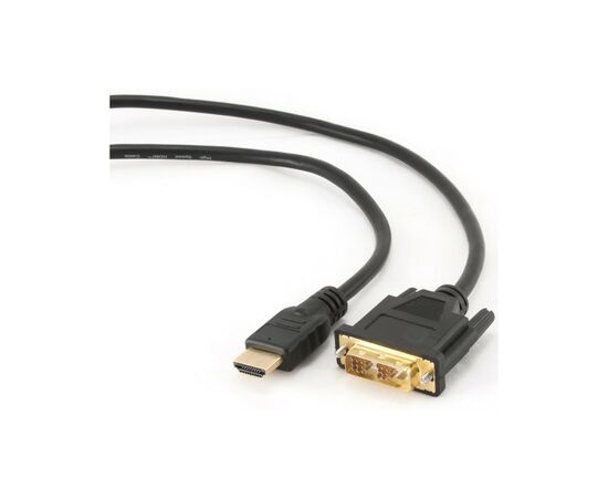 Кабель мультимедійний HDMI to DVI 18+1pin M, 4.5m Cablexpert (CC-HDMI-DVI-15)