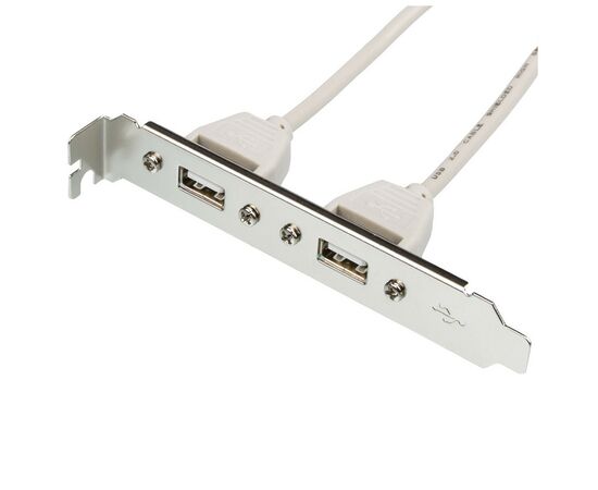 Кабель для передачи данных косичка (для системної плати), 2xUSB 2.0 Atcom (15257), изображение 2 Кабель для передачи данных косичка (для системної плати), 2xUSB 2.0 Atcom (15257), изображение 2