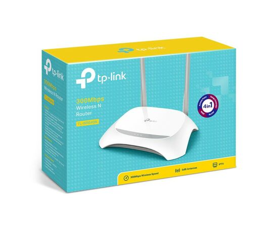 Маршрутизатор TP-Link TL-WR840N, зображення 2 Маршрутизатор TP-Link TL-WR840N, зображення 2
