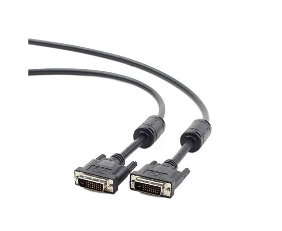 Кабель мультимедійний DVI to DVI 24+1pin, 1.8m Cablexpert (CC-DVI2-BK-6)