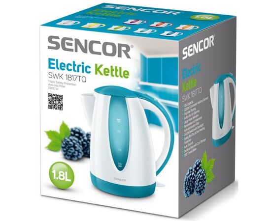 Электрочайник Sencor SWK 1817 TQ (SWK1817TQ), изображение 2 Электрочайник Sencor SWK 1817 TQ (SWK1817TQ), изображение 2