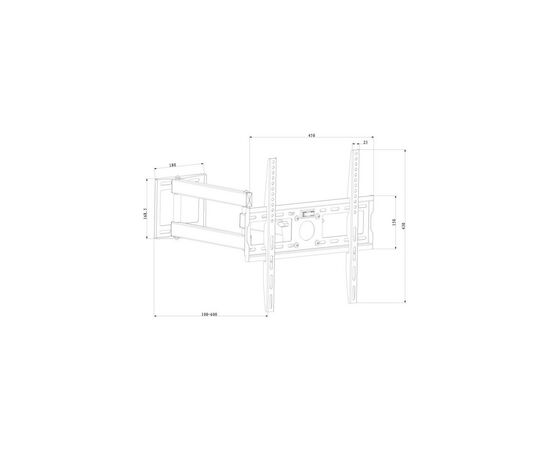 Кронштейн X-Digital STEEL SA345 Black, изображение 2 Кронштейн X-Digital STEEL SA345 Black, изображение 2