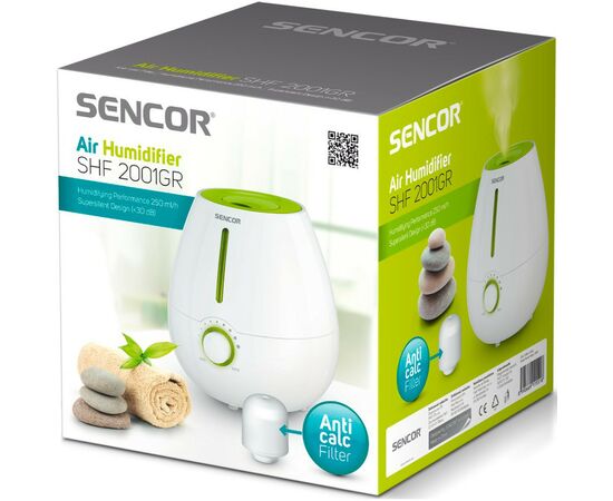Увлажнитель воздуха Sencor SHF 2001 GR (SHF2001GR), изображение 2 Увлажнитель воздуха Sencor SHF 2001 GR (SHF2001GR), изображение 2