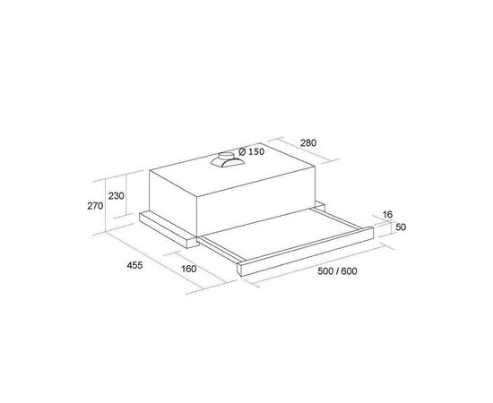 Вытяжка кухонная Pyramida TL 60 (1100) IV, изображение 10 Вытяжка кухонная Pyramida TL 60 (1100) IV, изображение 10